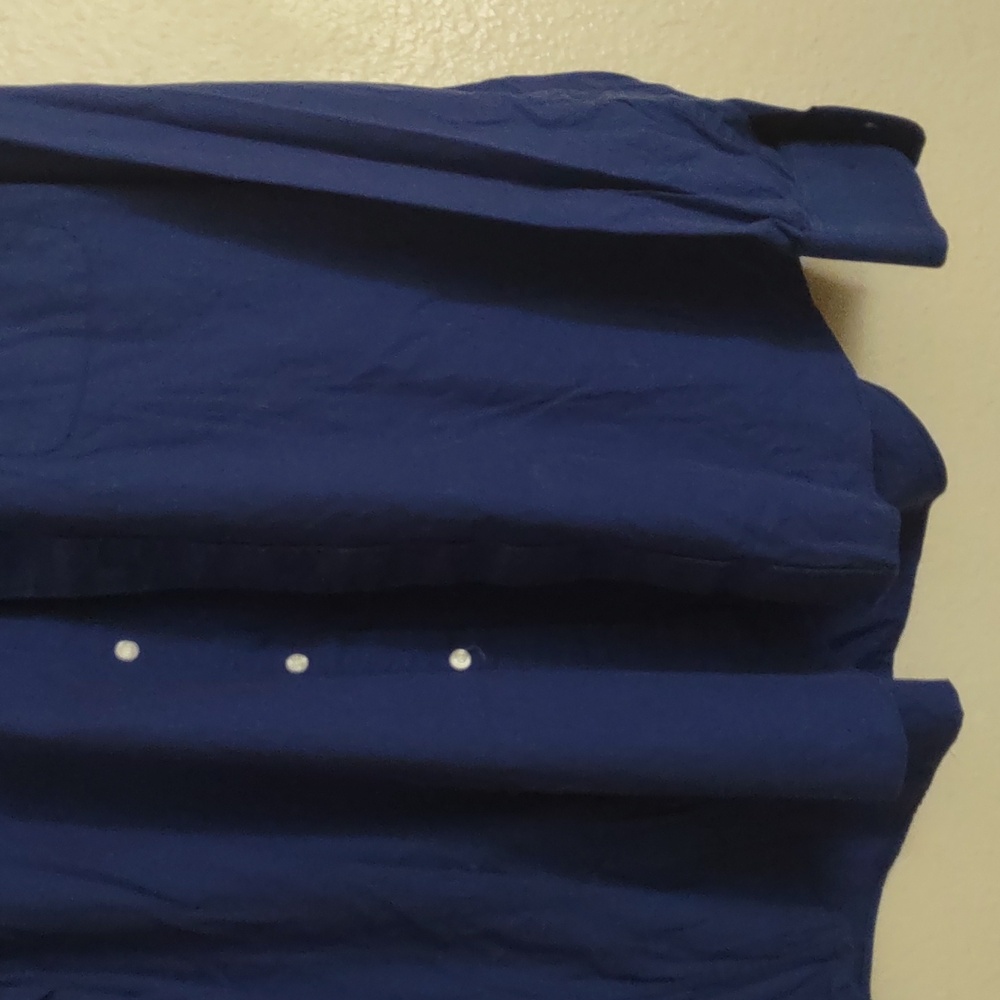 SLIGHTLY USED IZOD ROYAL BLUE SIZE XLARGE LONG SLEEVE BUTTON DOWN - Picture 9 of 14
